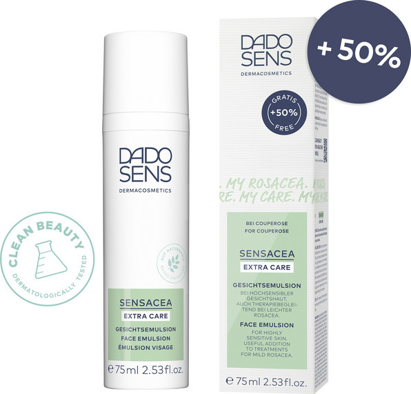 DADO SENS Sensacea Extra Care Gesichtspflege, Panthenol, Aloe Vera, Empfindliche Haut - Bild 1