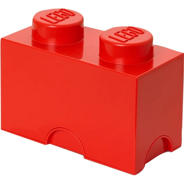 LEGO Storage Brick 2 Aufbewahrungsbox in Rot - Bild 1