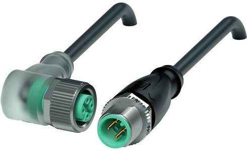 Pepperl+Fuchs 240780-100014 Sensor-Aktor-Steckverbinder konfektioniert in Schwarz mit 4 Polen und einer Kabellänge von 0,6 m - Bild 1