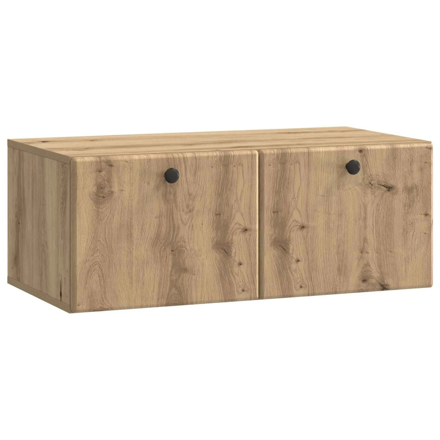 vidaXL Wandmontierter TV-Schrank Artisan-Eiche in Braun, B/T/H: 78,5 x 41 x 30 cm - Bild 2