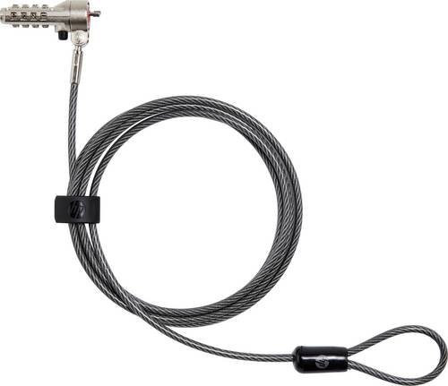 HP Laptopschloss Essential Nano Combo mit 18mm Kabel in Grau - Bild 1