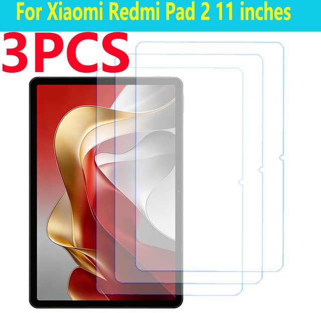Xiaomi Redmi Pad 2 HD Displayschutzfolie aus gehärtetem Glas, 11 Zoll, transparent - Bild 1