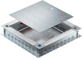 OBO Bettermann Zug- und Abzweigdose UZD350-4 R in Silber, B/T/H: 50 x 48 x 8 cm - Bild 1