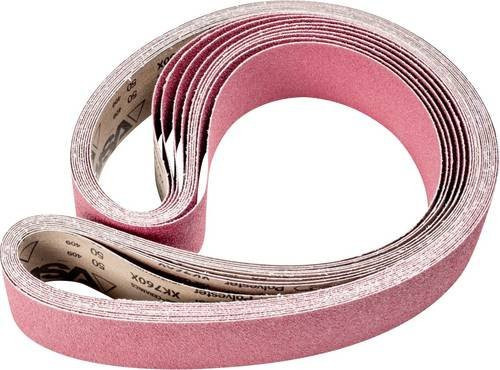 PFERD Keramikkorn Schleifband CO 50 Pink für Bandschleifer, B: 75 mm, L: 2000 mm, 10 Stück - Bild 1