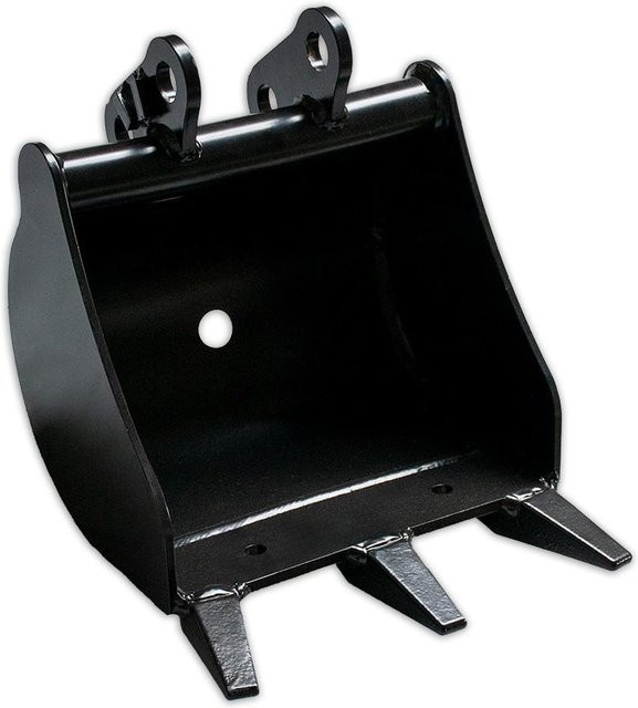 BAMATO Tieflöffel 300 mm für Minibagger MIB-600 in Schwarz - Bild 1