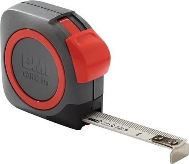 BMI Taschenrollbandmaß VARIO mit 3 m Länge und 13 mm Breite, Genauigkeitsklasse I - Bild 2