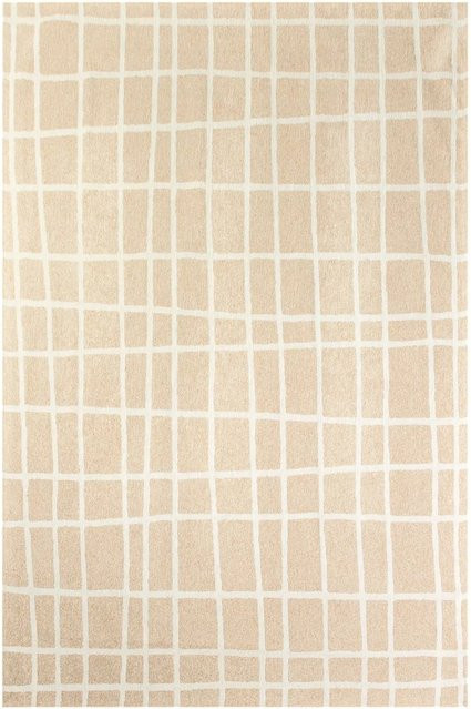 Lola&Moi Teppich Powder Snow Beige mit geometrischem Design, B: 200 cm, T: 280 cm - Bild 1