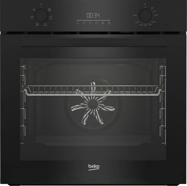 Beko BBIE17300B Einbaubackofen in Schwarz mit Heißluft und Dampfreinigungsfunktion - Bild 1