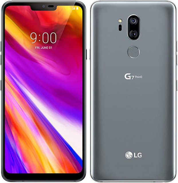 LG G7 ThinQ Smartphone Refurbished, 64GB ROM, 4GB RAM, Grau, 4G/LTE - Bild 1