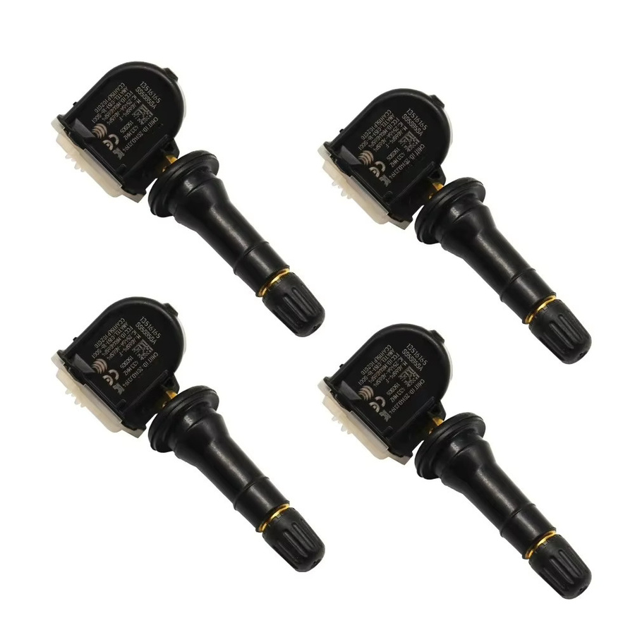 4er Set GANGLE Reifendrucksensor TPMS 433 MHz für Cadillac Chevrolet Buick Opel in Schwarz - Bild 2