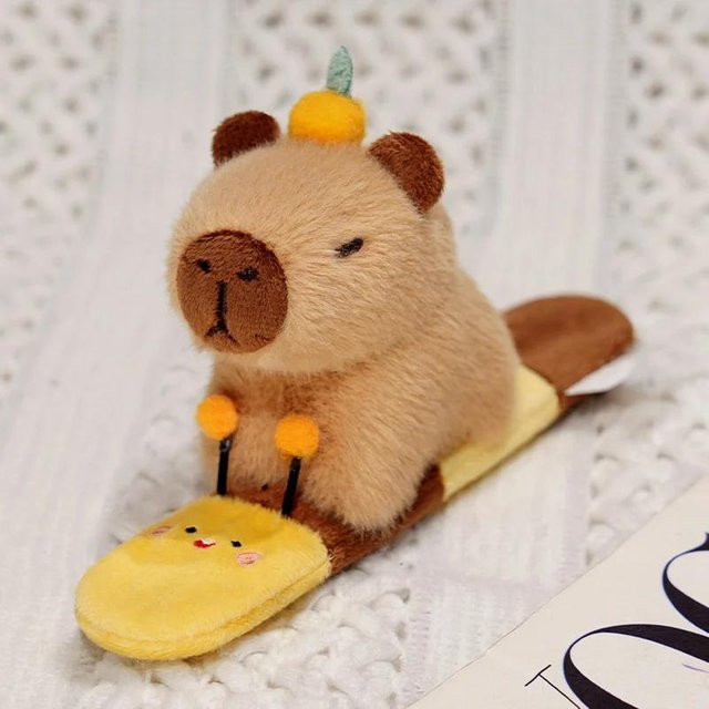 Yiran toy Capybara Klatsch Schnapp Wickel Armband, Plüschtier Armband - Bild 1