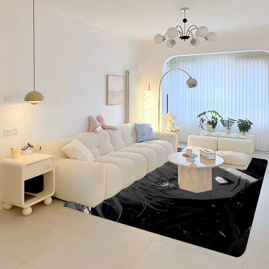 Potdemiel Jujutsu Kaisen Fußmatte im nordischen Stil, rutschfest für Wohnzimmer, Schlafzimmer oder Balkon - Bild 3