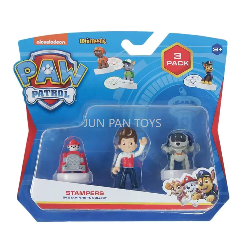 Paw Patrol The Mighty Movie True Metal, 6-teiliges Stempel-Set, Metall - Bild 1