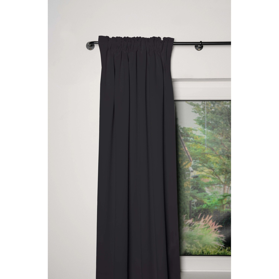 mydeco Schlaufenschal Day&Night Verdunkelung Schwarz B: 135 cm, H: 245 cm - Bild 2
