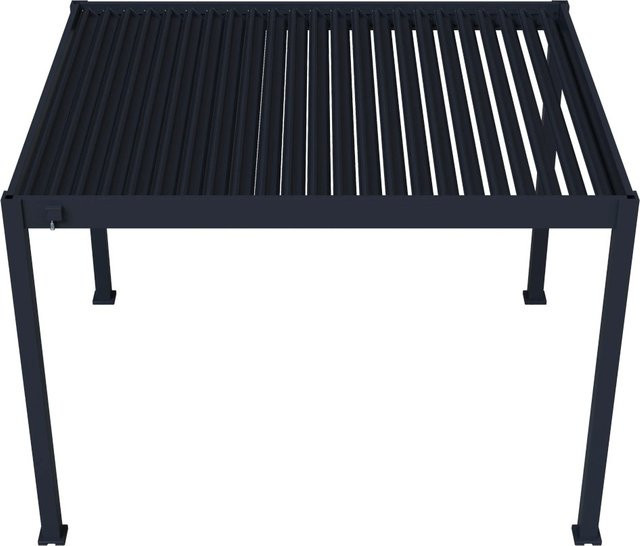 Paragon Outdoor Pergola Grand Tuscan 1012 mit Lamellendach aus Aluminium, Anthrazit, B: 370 cm, T: 310 cm, H: 256 cm - Bild 8