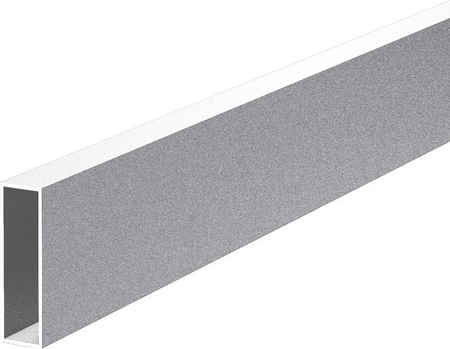 ZacAlu Lattenbrett aus Aluminium in Silbergrau, Breite: 7,25 cm, Länge: 180 cm - Bild 1