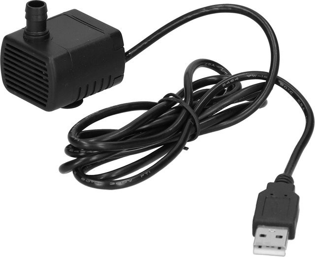 TOMTOP JMS Bürstenlose Mikro-Tauchpumpe als USB-Umwälzgerät in Schwarz mit 170 l/h Förderleistung und 100 cm Förderhöhe - Bild 1