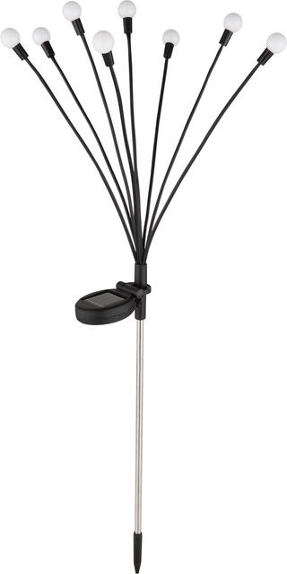Globo Solarleuchte RGB LED Poller aus Edelstahl in Silber und Multicolour, Höhe: 70 cm - Bild 1