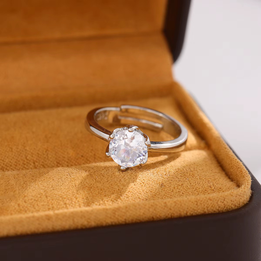GaGa-Duck Ring 925 Silber, Kristall, Herzen und Pfeile - Bild 2