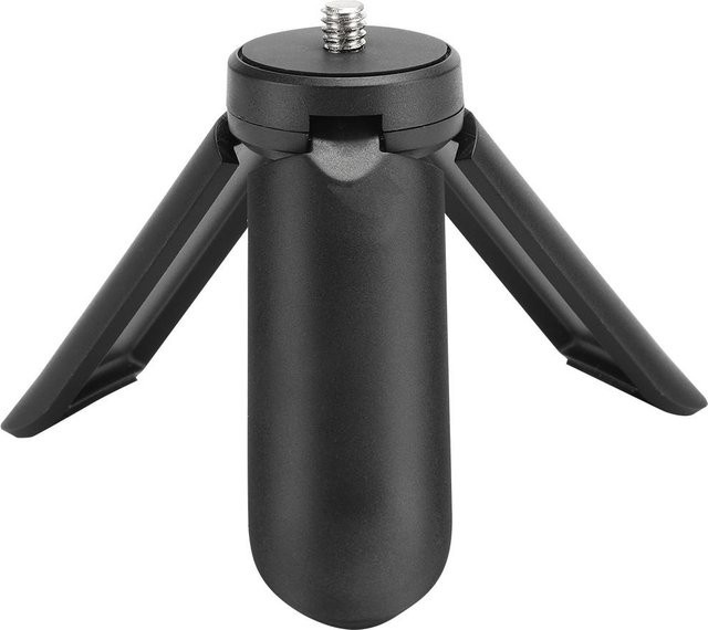 Koogeelife Mini Desktop-Stativ mit 1/4-Zoll-Schraube für Smartphone und Action-Kamera, rutschfest, schwarz und grau - Bild 1