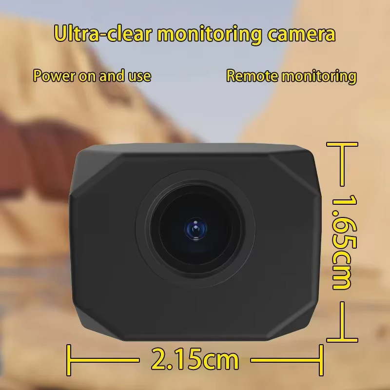 DIXSG Mini WLAN Kamera 1080P HD mit AP Hotspot für die Fernüberwachung, Tragbare Intelligente Videokamera zur Heimsicherheit, Schwarz - Bild 6
