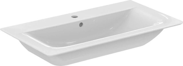 Ideal Standard Möbelwaschtisch Connect Air in Weiß mit 1 Hahnloch und Überlauf B/T: 84 x 46 cm - Bild 1