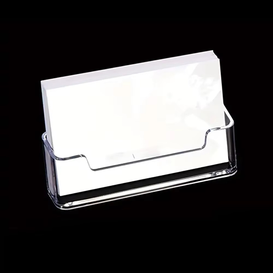 Transparenter Visitenkartenhalter aus Acryl für 30 bis 40 Visitenkarten - Bild 2
