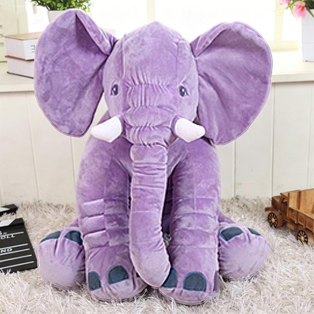 Yiran toy Elefant Plüschkissen, Stofftier, Lila, ab 3 Jahre - Bild 1
