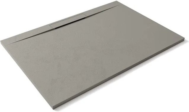 Stano Mineralguss Duschwanne Lyra Extra Flach Grau B: 180 cm, T: 90 cm - Bild 1