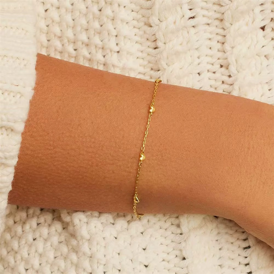 EINDOSER Armband, 925 Silber, Gold, Herz, Damen - Bild 2