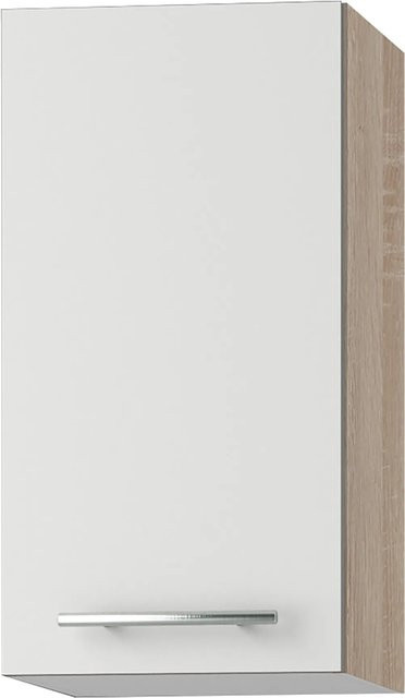 Optifit Küchen-Oberschrank Dakar286 in Weiß-Eiche, Wandmontage, B/H/T: 30 x 57,6 x 34,6 cm - Bild 1