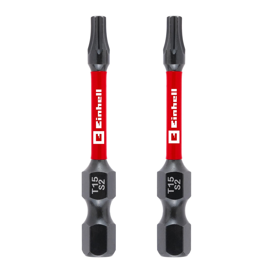 Einhell Impact Bit-Set T15, 2-teilig, rot, Stahl - Bild 2