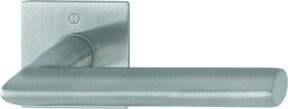 Türdrückerpaar HOPPE Stock E1140Z/848N aus Edelstahl in Silber mit Rosetten und 8mm Vierkant - Bild 1