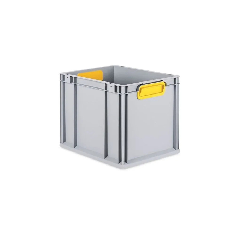 PROREGAL Eurobox Nextgen Color Transportbox mit Griffen, Gelb, H x B x T: 40 x 32 x 30 cm - Bild 2