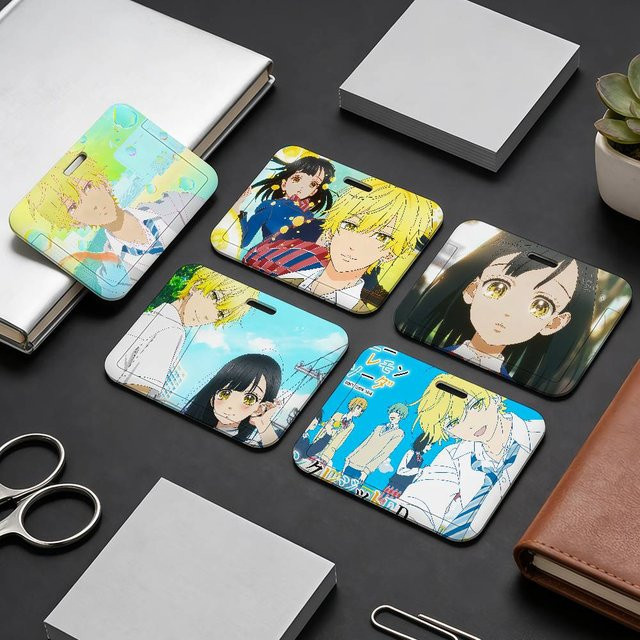 Schutzhülle für Anime Manga Comic Karten in Honig-Zitronen-Limonade Design, Mehrfarbig - Bild 1