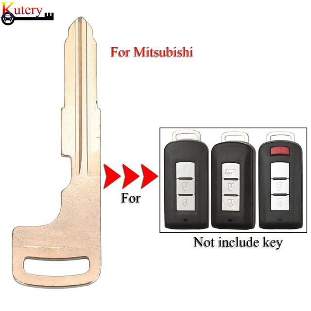 Jingyuqin Smart Auto Schlüsselblatt für Mitsubishi ASX Outlander Sport Pajero Shogun Montero Lancer in Silber - Bild 1