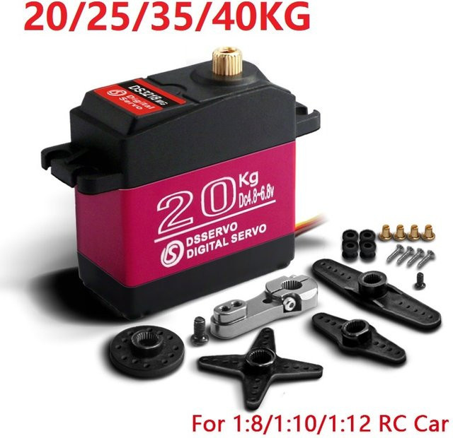 PYLRC Digital Servo, wasserdicht, Metallgetriebe, 1-teiliges Set - Bild 1