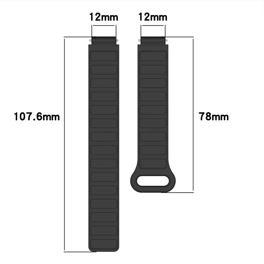 CAOWTAN Uhrenarmband Silikon, Bicolor, Unisex - Bild 4