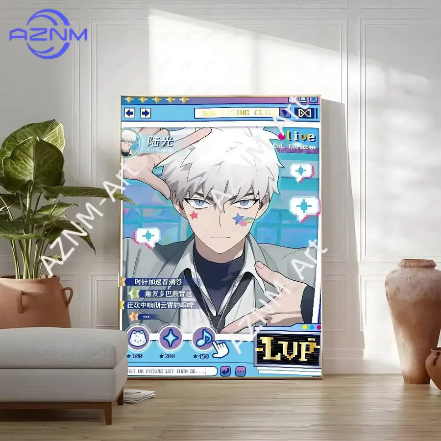 KAYOU Cartoon L-Link Click Poster, wasserfester Aufkleber in Mehrfarben zur Wanddekoration - Bild 4