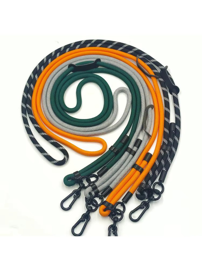 Universal Crossbody Telefon Lanyard aus Nylon in Schwarz, 150 cm Länge, abnehmbares Rundseil für Kamera und Schlüsselbund - Bild 5