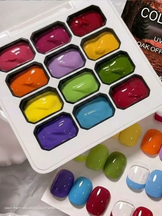 SJP Nagellack Gel, 12 Farben, Glänzend, Unisex - Bild 7