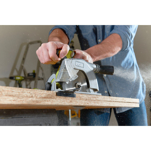Ryobi One+ Akku-Handkreissäge R18CS-0 in Grün mit 165 mm Sägeblattdurchmesser (18 V) - Bild 2
