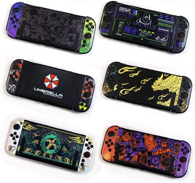 KomoKe PC-Hartschalen-Schutzhülle für Nintendo Switch 2 und Joy-Con in Multicolour - Bild 1
