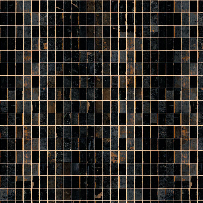NLXL Tapete mit abstraktem geometrischem Design in Schwarz, Vlies-Tapete, 1 Rolle - Bild 1