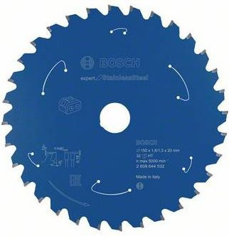 Bosch Expert Kreissägeblatt für Edelstahl mit 32 Zähnen, Durchmesser: 150 mm, Bohrung: 20 mm - Bild 1