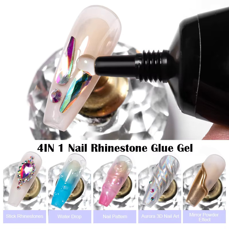 Mtssii Nagelrhinestone-Klebegel, Unisex - Bild 4