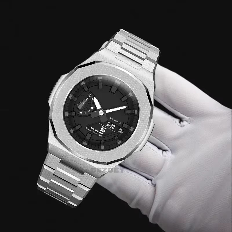 FancyWrist Uhrenarmband Mod Kit, Edelstahl, Silber - Bild 2