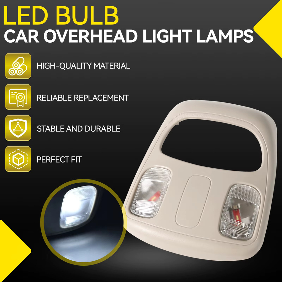 LED Innenraum-Dachleuchte für Dodge Ram 1500 2500 3500 4500 5500 Baujahre 2002-2010, Weiß, inklusive LED-Birne, Teilenummer 1DK78BD1AA - Bild 2