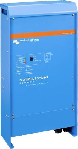 Victron Energy MultiPlus C 12/2000/80-30 Netzwechselrichter mit integriertem Laderegler, 2000W, 12 V/DC - 230 V/AC, Blau - Bild 1