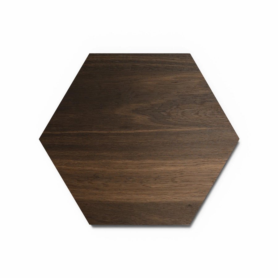 Denpanels Designpaneele Hexagon aus MDF in Geräucherte Eiche Braun, 3 Stück, B/H: 25 x 25 cm - Bild 2